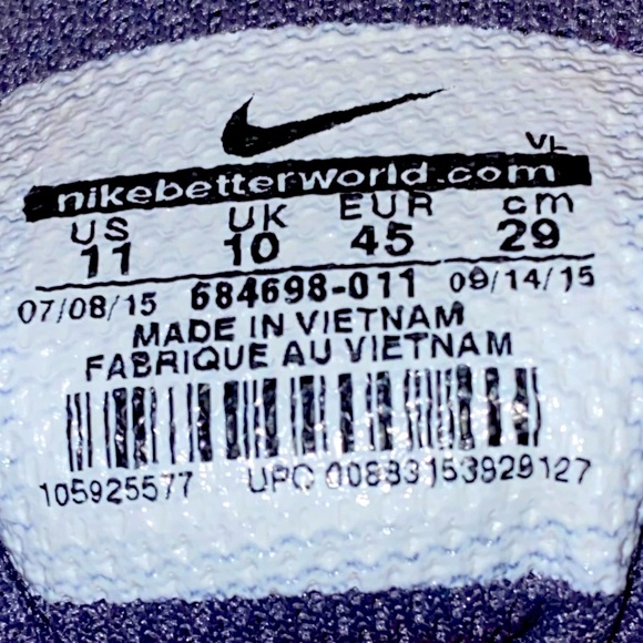 Nike BSBL Men’s Size 11 Vapor Cleats - Picture 5 of 5